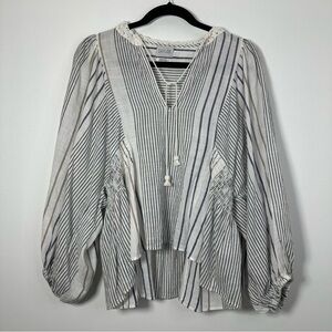 Saylor Revolve Women’s 100% Cotton Striped Flowy Top Size S